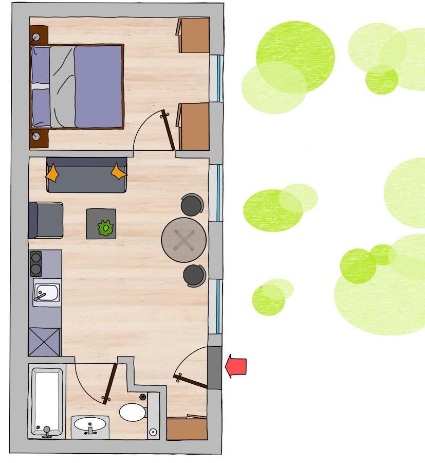 Apartments Zur Alten Konditorei 什未林 外观 照片
